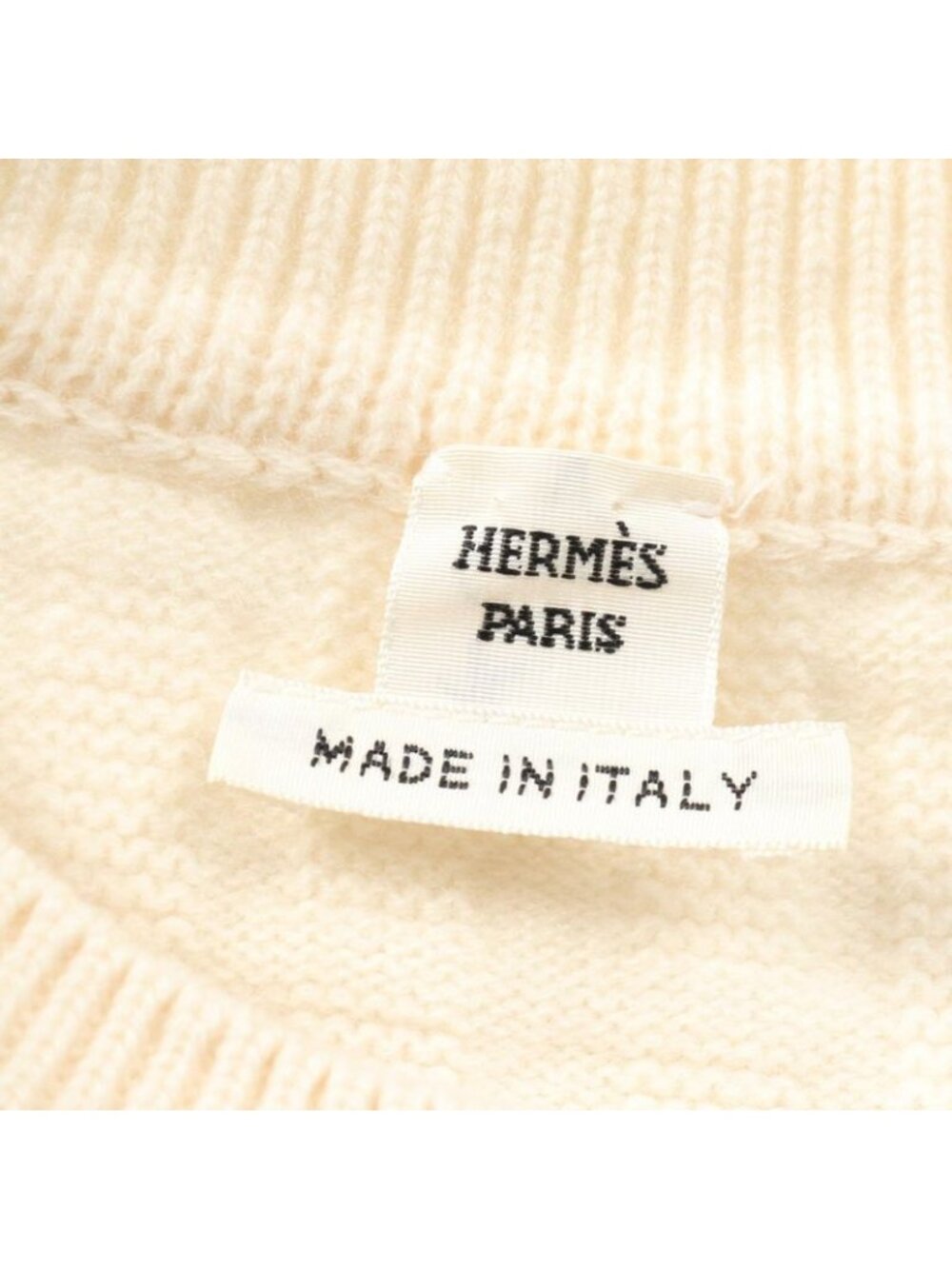 ★SOLD★ Hermes Knit H Pattern Sweater Wool - Picture 4 of 7